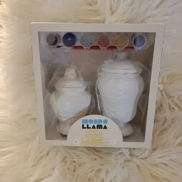 🆕️🫙Craft Ceramic Apothecary Jars Painting Kit from Mondo Llama - Picture 5 of 6